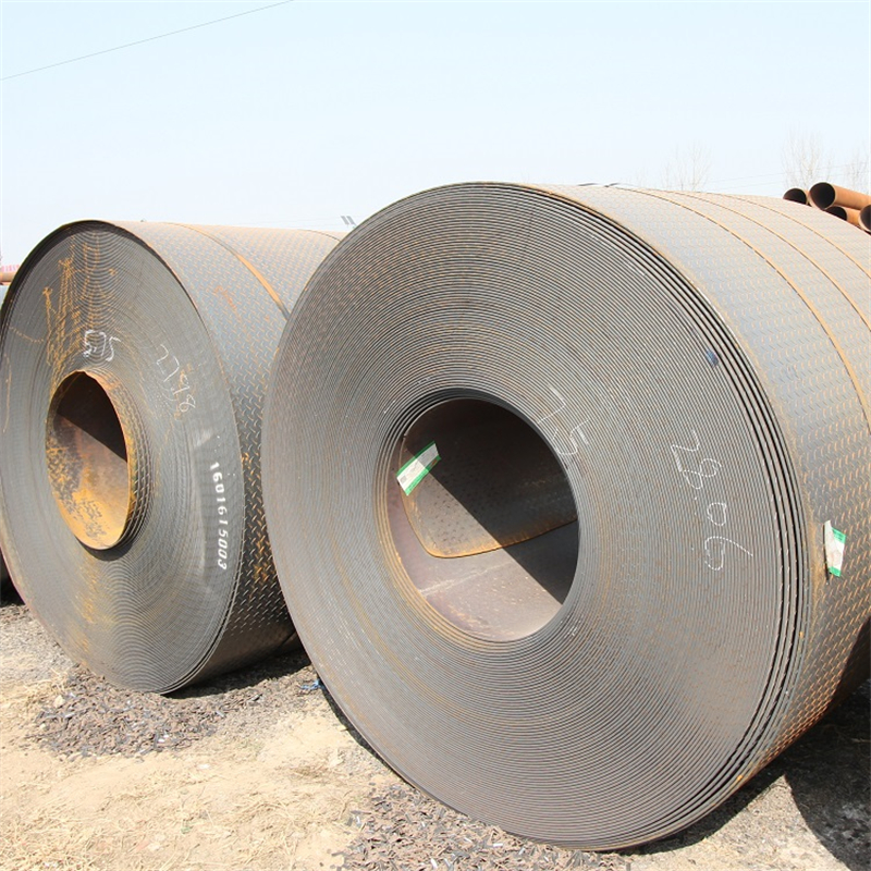 Carbon steel checkered coil