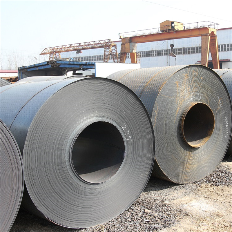 Carbon steel checkered coil