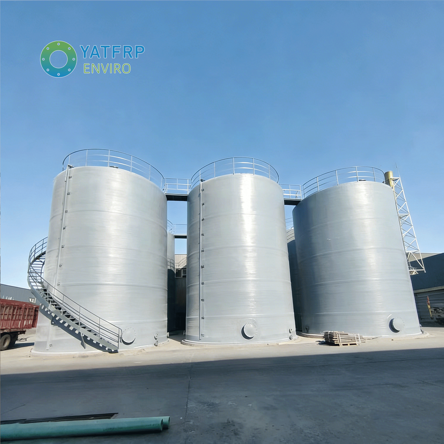 FRP Sulfuric Acid Storage Tank FRP Sulfuric Acid Storage Tank