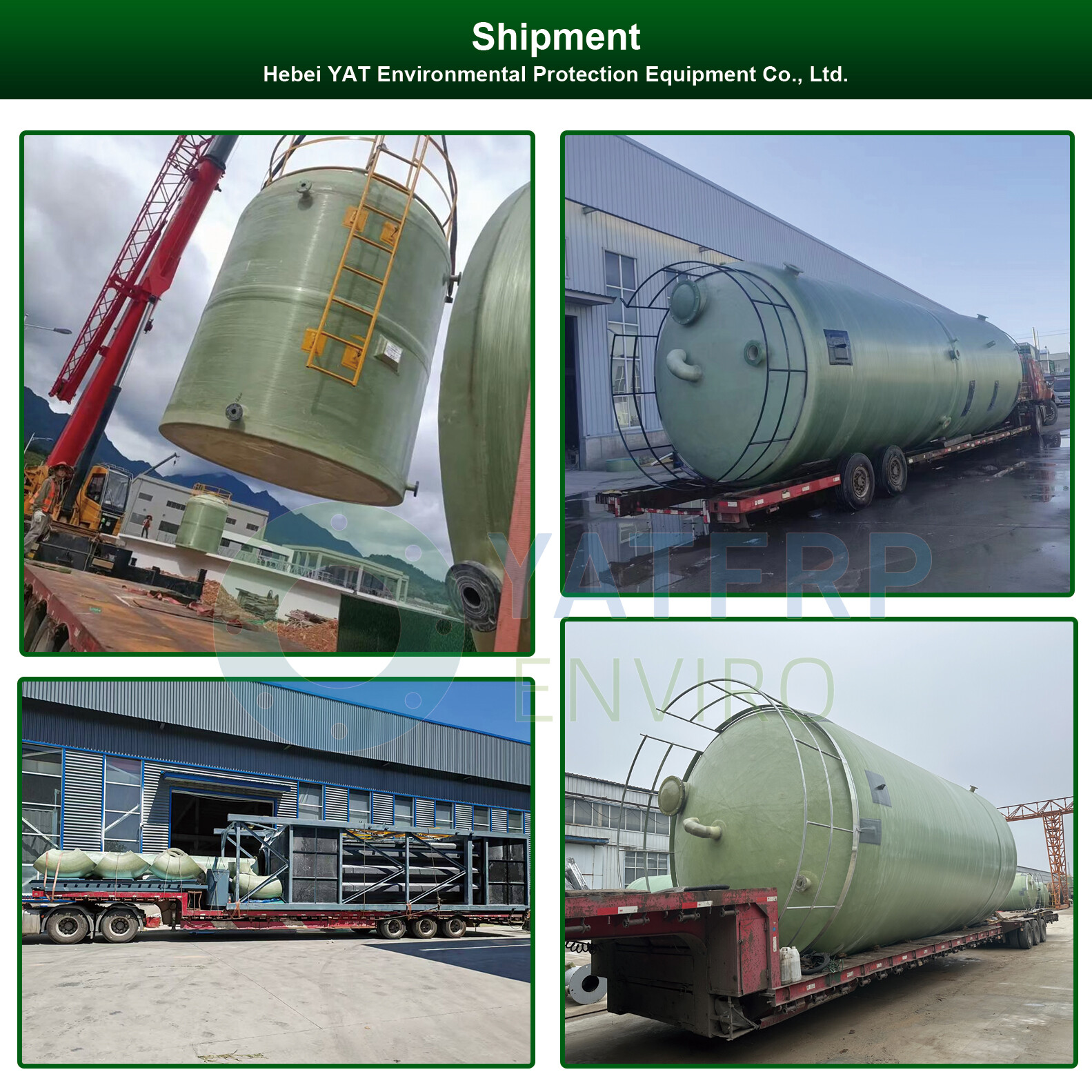 FRP Sulfuric Acid Storage Tank