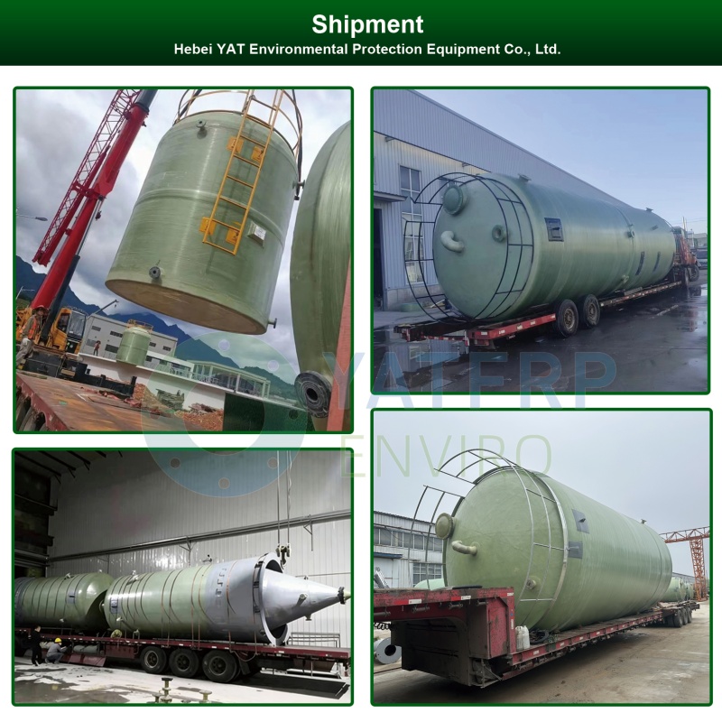 FRP Vertical Conical-bottom Tank
