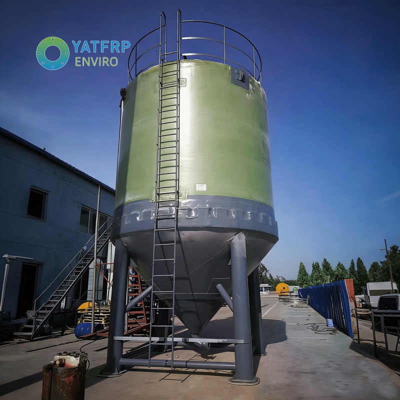 FRP Vertical Conical-bottom Tank