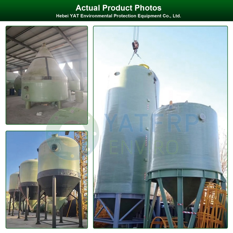 FRP Vertical Conical-bottom Tank