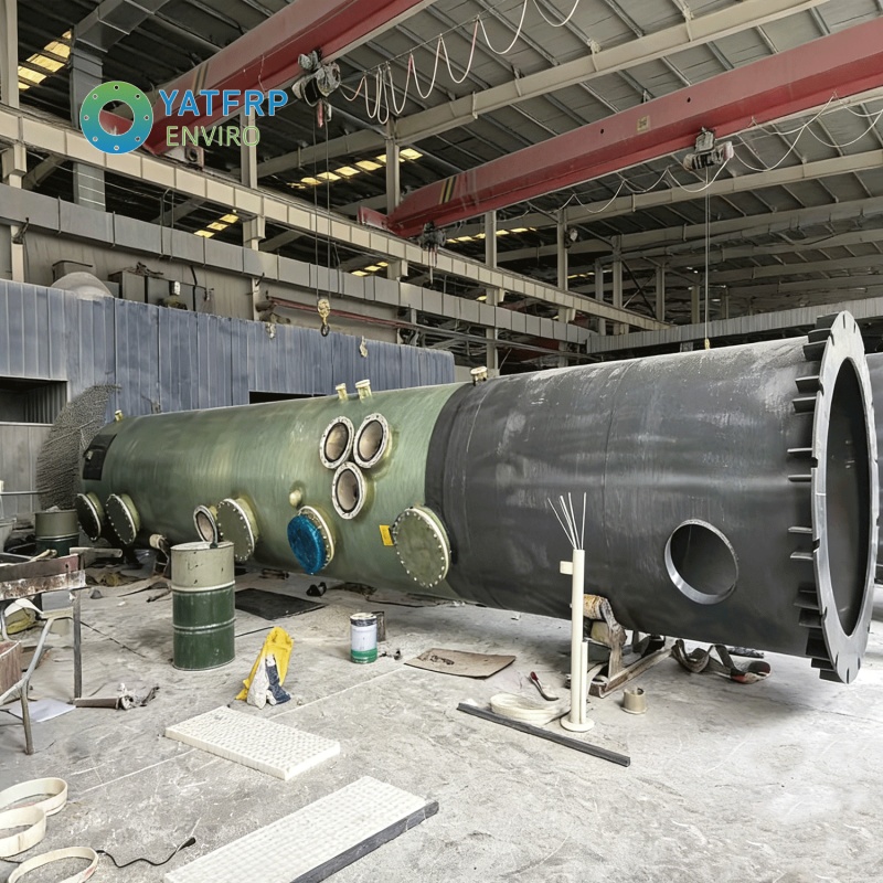 PVDF(PP+PVC)+FRP Storage Tanks