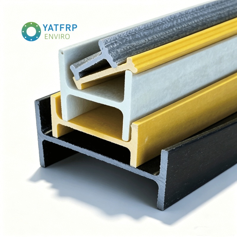 Pultruded FRP I-Beam