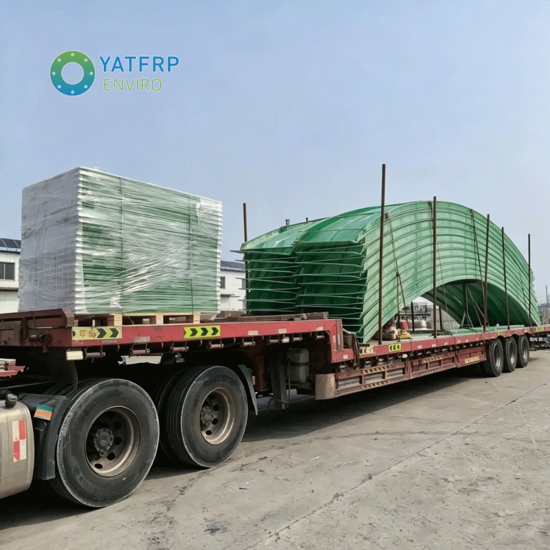 Pultruded FRP Trench & Arch Gas Collection Cover