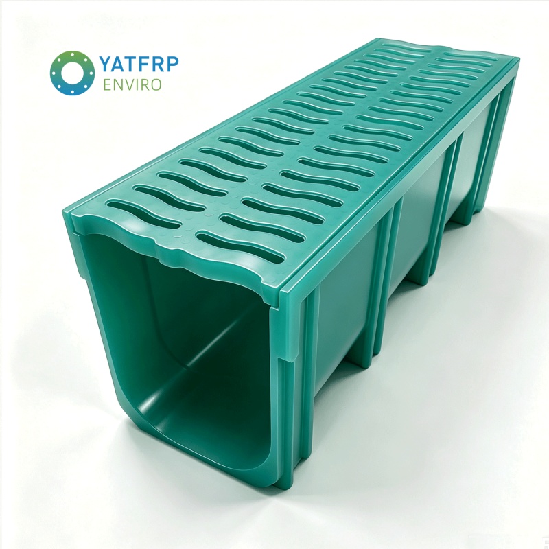 FRP U-Shaped Drainage Channel