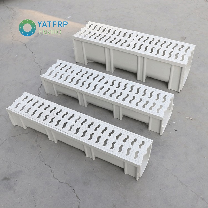 FRP U-Shaped Drainage Channel
