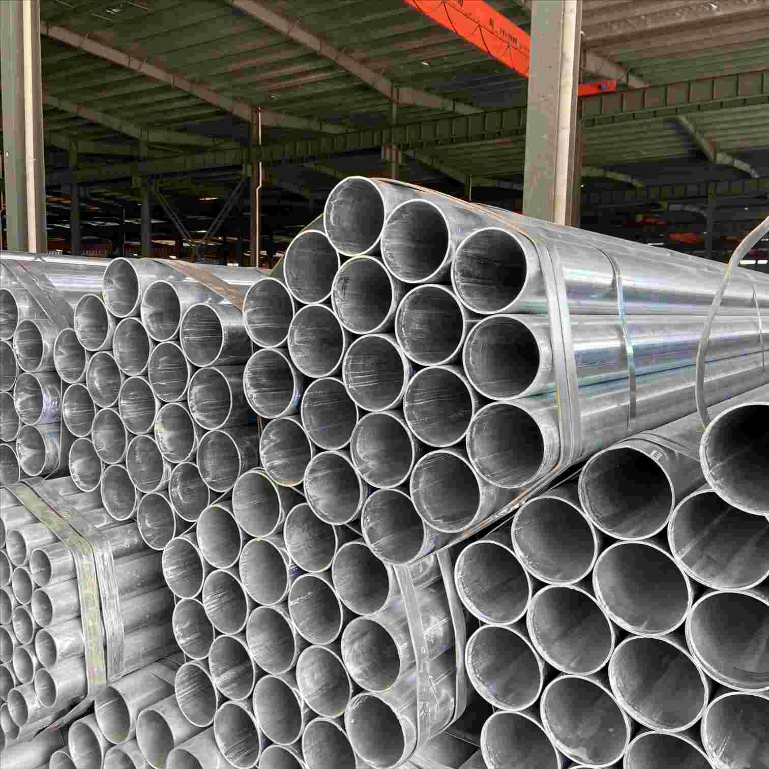 China Supply of Q235 and Q345 Galvanized Steel Pipes for Structural and Industrial Applications