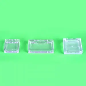 Empty Clear Square Eyeshadow Container Compact Case