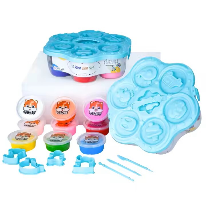 Plasticine Hand-Painted  24 Color Safe Super Light polymer modeling Non-Toxic  Children's Space Clay Doll for Students Plasticine Hand-Painted  24 Color Safe Super Light polymer modeling Non-Toxic  Children's Space Clay Doll for Students