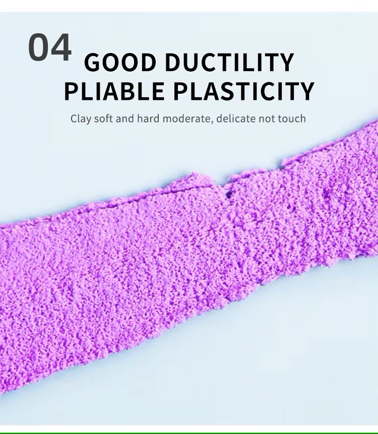 超轻 12 色聚合物造型风干粘土 DIY 套装无毒彩泥和粘液适用于小学和幼儿园