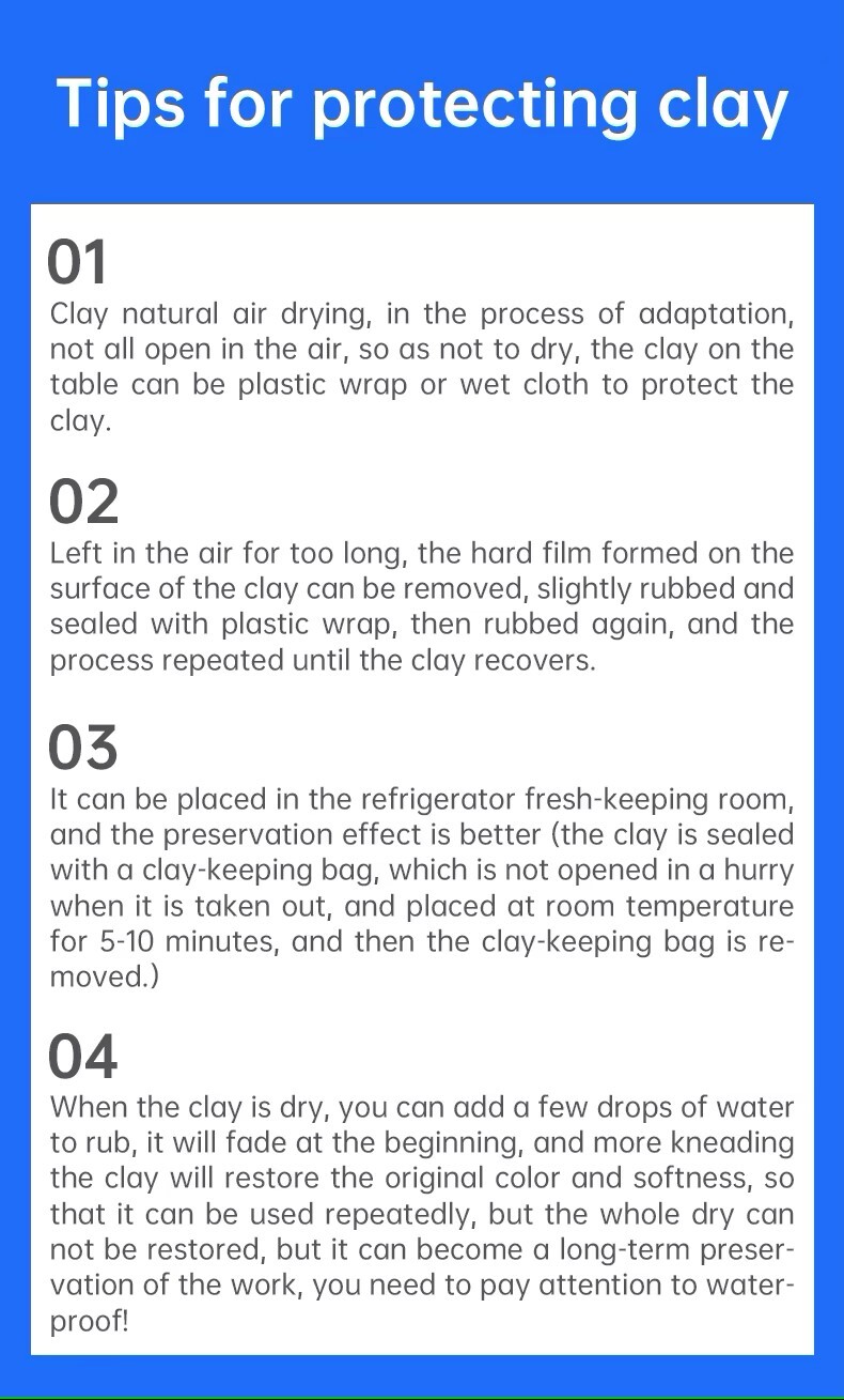 超轻 12 色聚合物造型风干粘土 DIY 套装无毒彩泥和粘液适用于小学和幼儿园