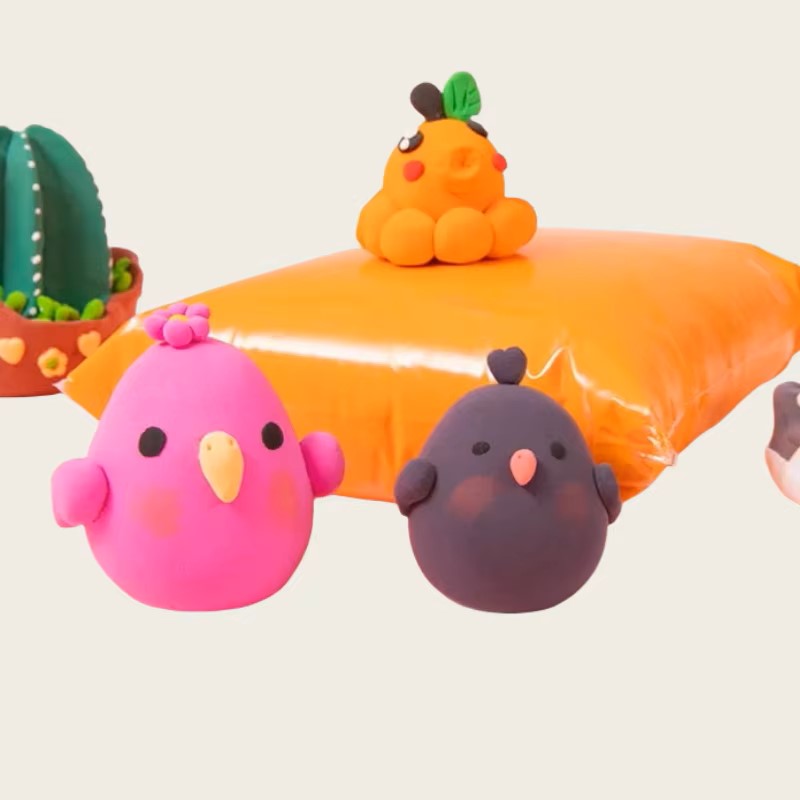 橡皮泥儿童智力玩具批发24色雪花泥珍珠泥超轻粘土不粘儿童手工