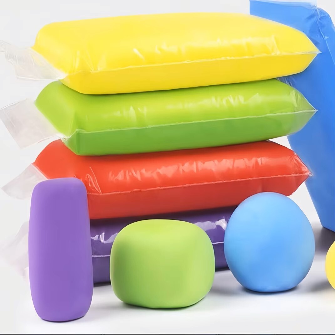 橡皮泥儿童智力玩具批发24色雪花泥珍珠泥超轻粘土不粘儿童手工