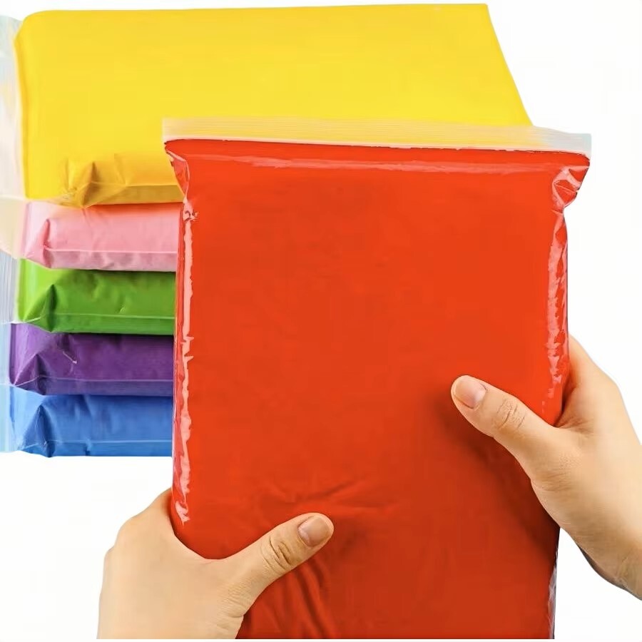 橡皮泥儿童智力玩具批发24色雪花泥珍珠泥超轻粘土不粘儿童手工