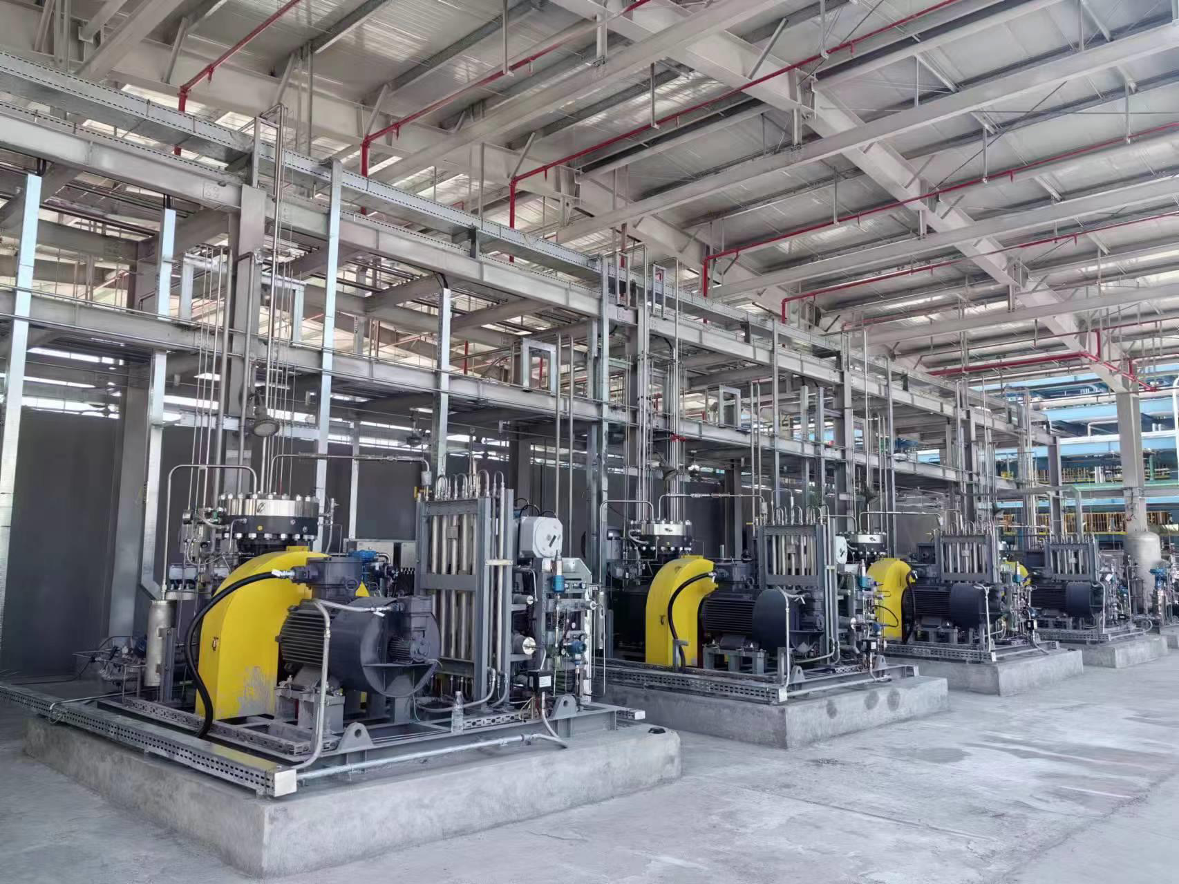 Silane purity 99.9999%, helium leakage test 6×10-9 Pa-m³/s, membrane head vibration value ＜2.0mm/s</br><b>Compressor Model: GL0/GL2</b>