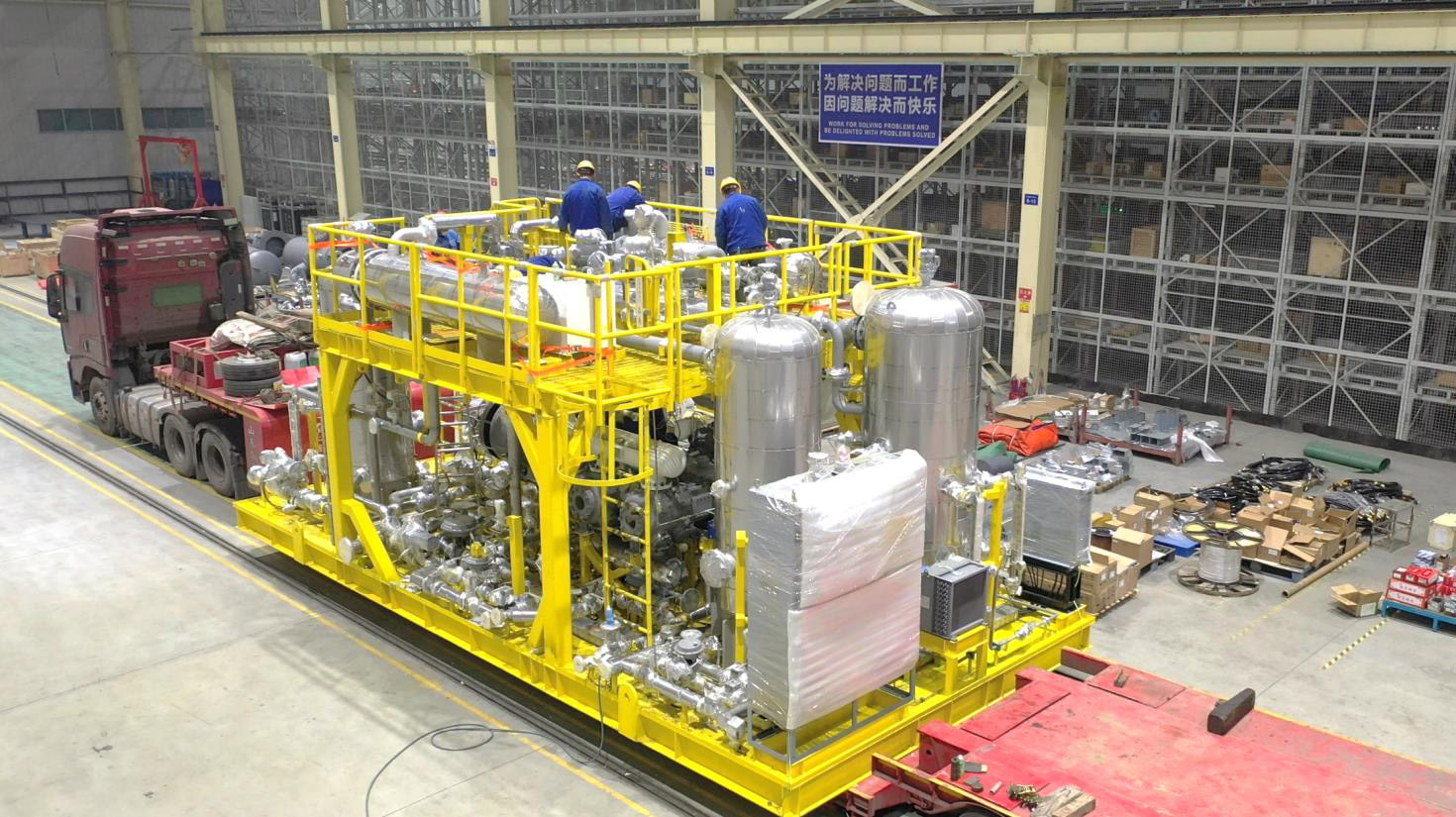 Layered design, highly integrated, duplex stainless steel pipeline, suitable for offshore platform corrosion environment</br><b>Compressor Model: CHD4</b>