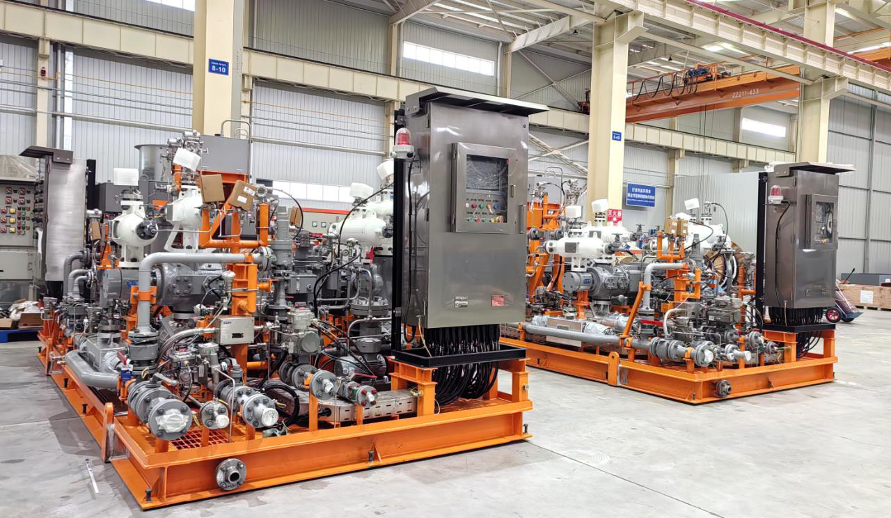 Compressor unit in compact structure for nitrogen injection on offshore platform</br><b>Compressor Model: CHA2</b>