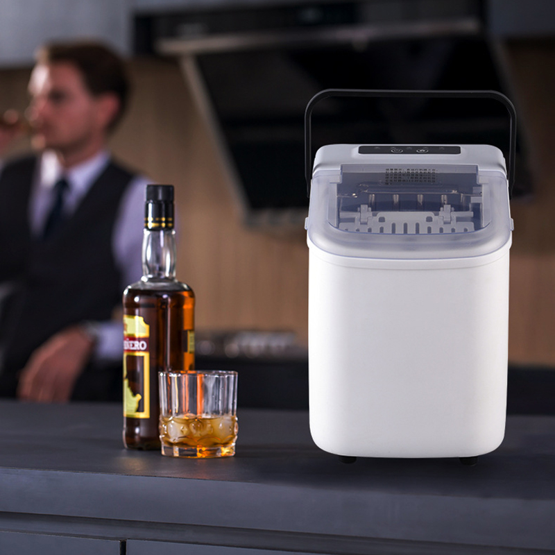 Home Ready in 6 Mins Ice Maker Countertop with Handle