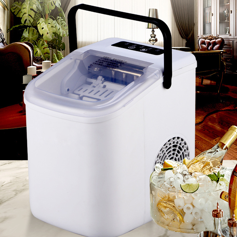 Home Ready in 6 Mins Ice Maker Countertop with Handle