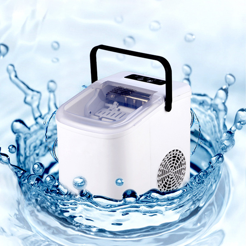 Home Ready in 6 Mins Ice Maker Countertop with Handle
