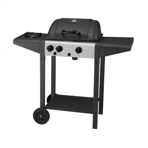 Freestanding Gas BBQ Grill with Side Burner