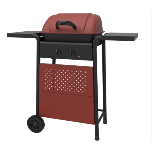 Freestanding Gas BBQ Grill with Side Burner