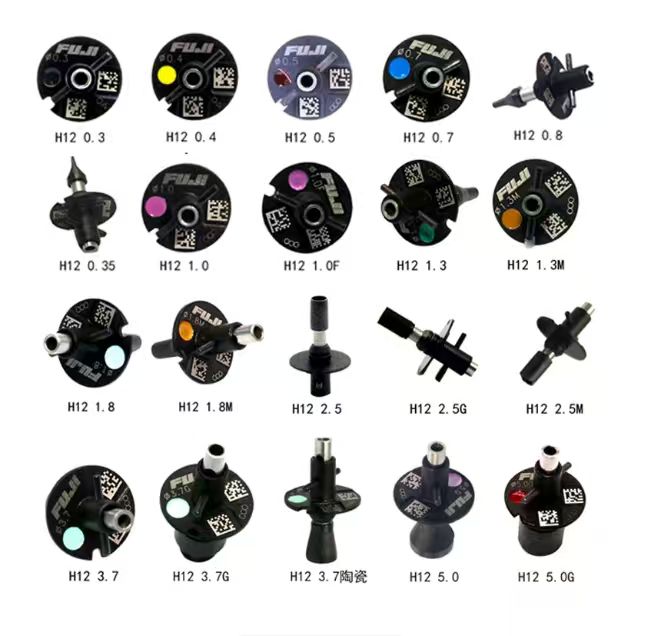 Premium Ceramic Precision Nozzles H12 H08 Compatible with Fuji NXT SMT Mounter, Complete Specifications