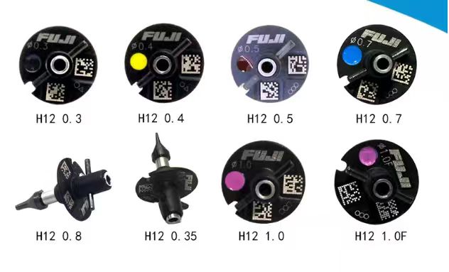 Premium Ceramic Precision Nozzles H12 H08 Compatible with Fuji NXT SMT Mounter, Complete Specifications