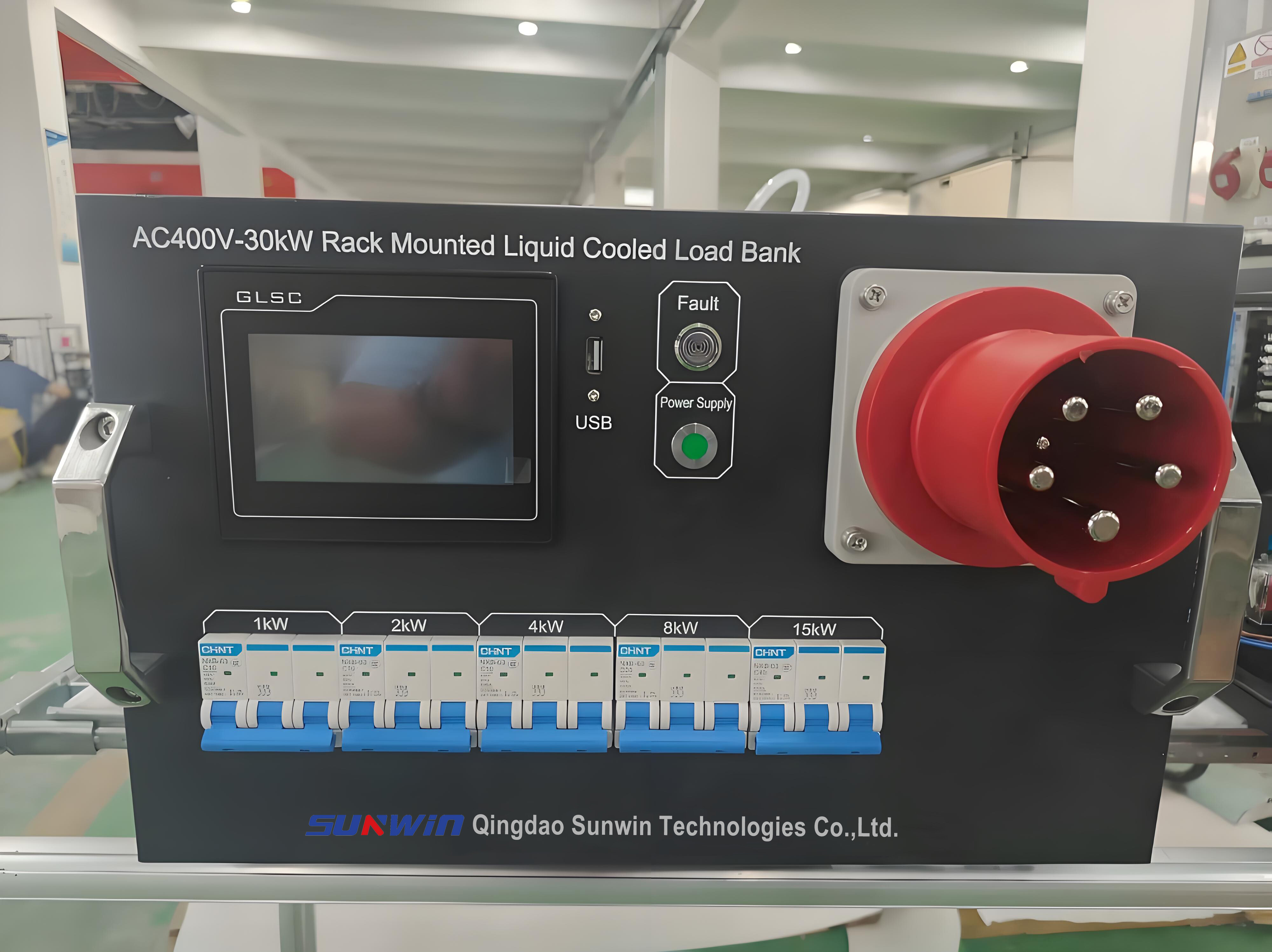 Sunwin 30KW Rack Mounted Liquid Cooled Load Bank