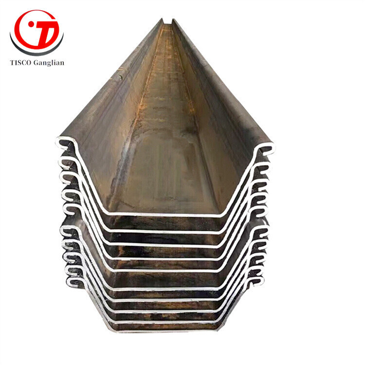 A53 Gr.A A656 Gr.50 U-Shaped Steel Sheet Pile