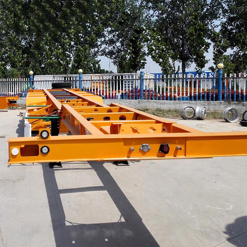 3 Axle Skeleton Chassis Trailer