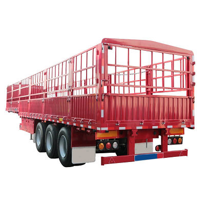 3 Axle Fence Cargo Trailer For Sale
