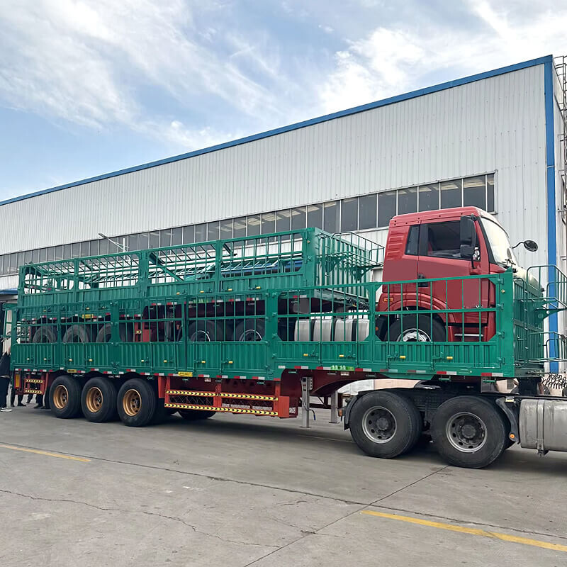 3 Axle Fence Cargo Trailer For Sale