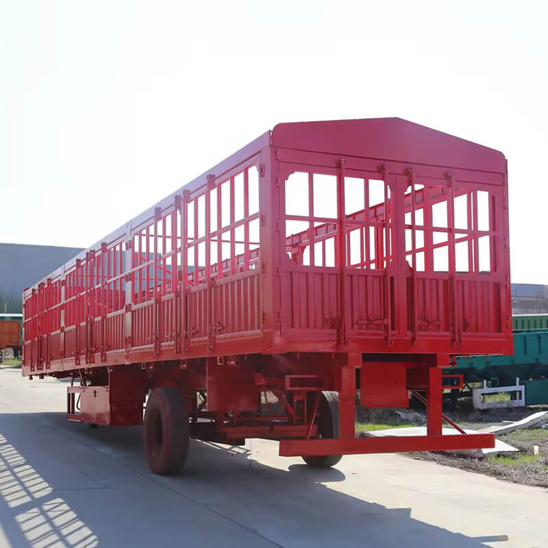 3 Axle Fence Cargo Trailer For Sale