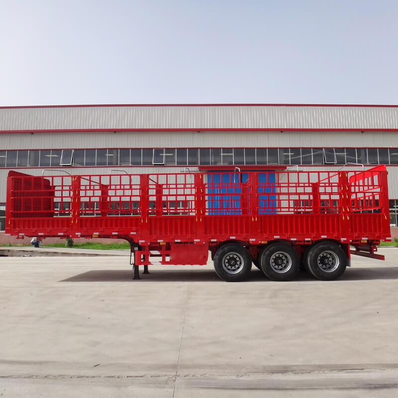 3 Axle Fence Cargo Trailer For Sale