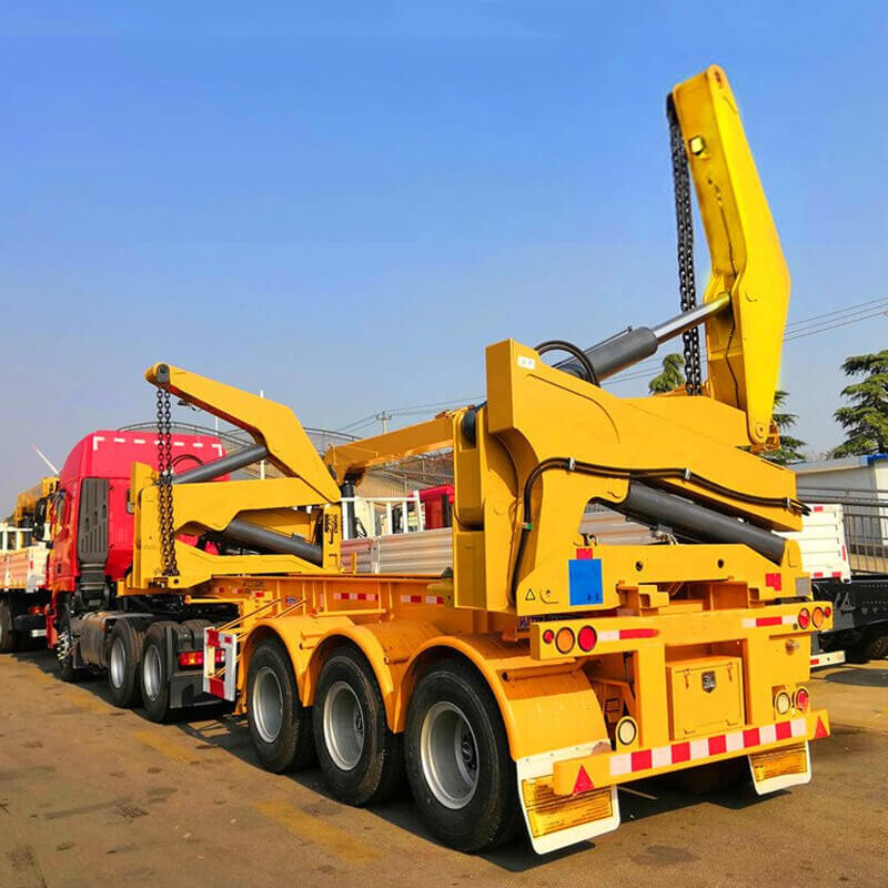 20ft/40ft 37tons Side Lifter Container Truck Trailers For Sale
