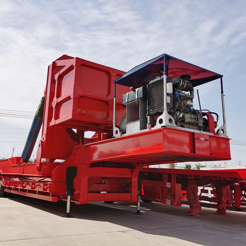 Hydraulic Steering Extendable Windmill Blade Flatbed Trailer