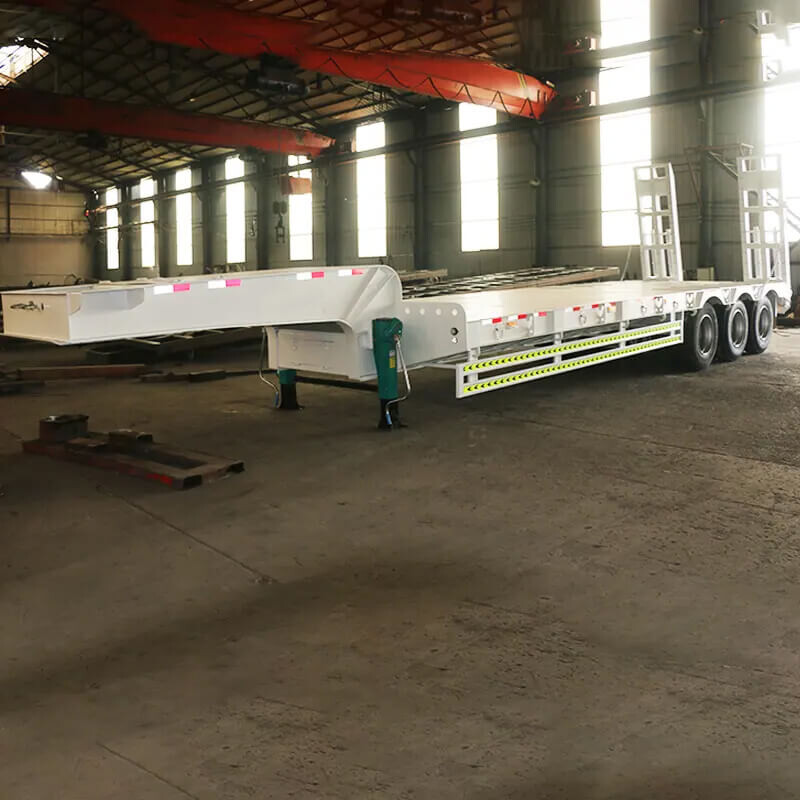3 Axles Lowboy Semi Trailer