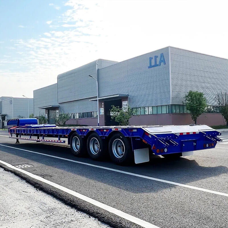 80Tons Lowboy Semi Trailer