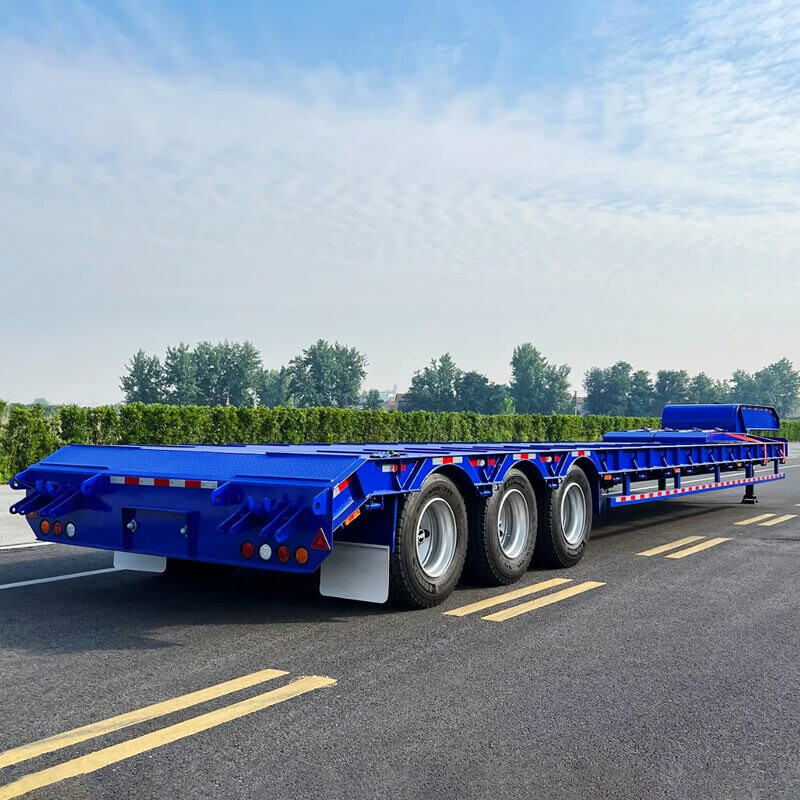 80Tons Lowboy Semi Trailer