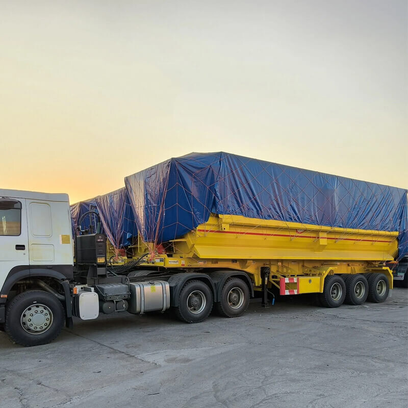 3 Axle End Dump Trailer For Sale
