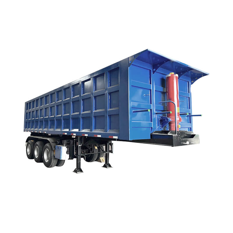 3 Axles 50T Square Dump Trailers