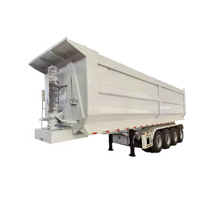 4 Axles U Shape Tipper Semi Trailer