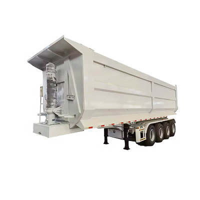 4 Axles U Shape Tipper Semi Trailer