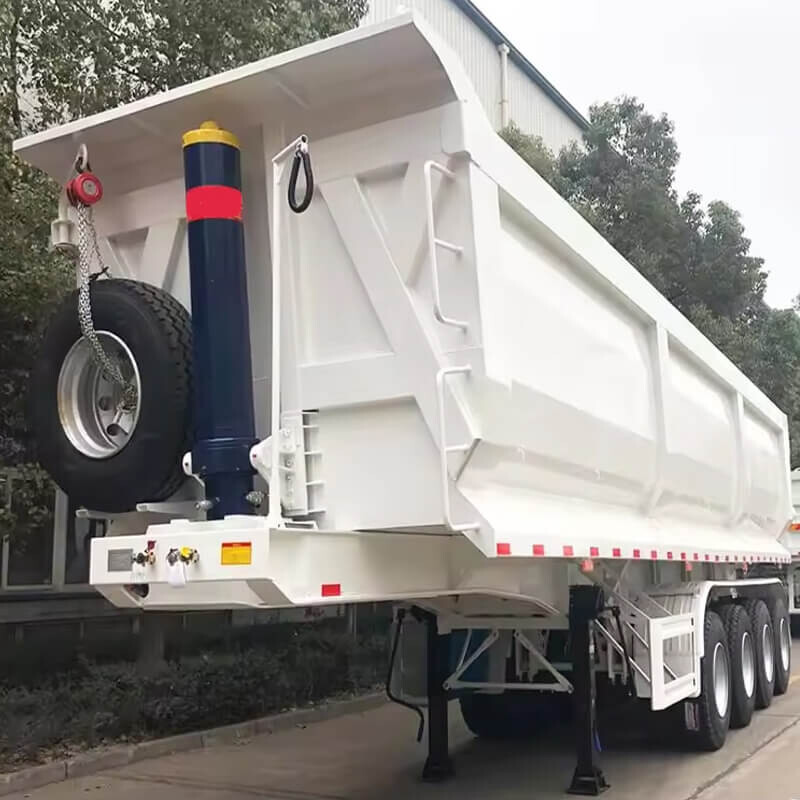 4 Axles U Shape Tipper Semi Trailer