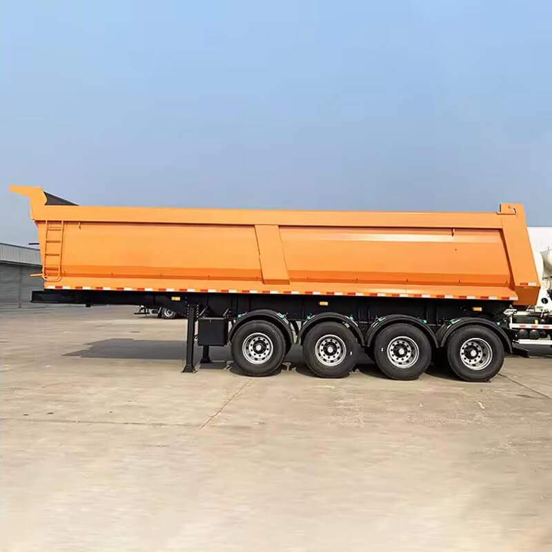 4 Axles U Shape Tipper Semi Trailer
