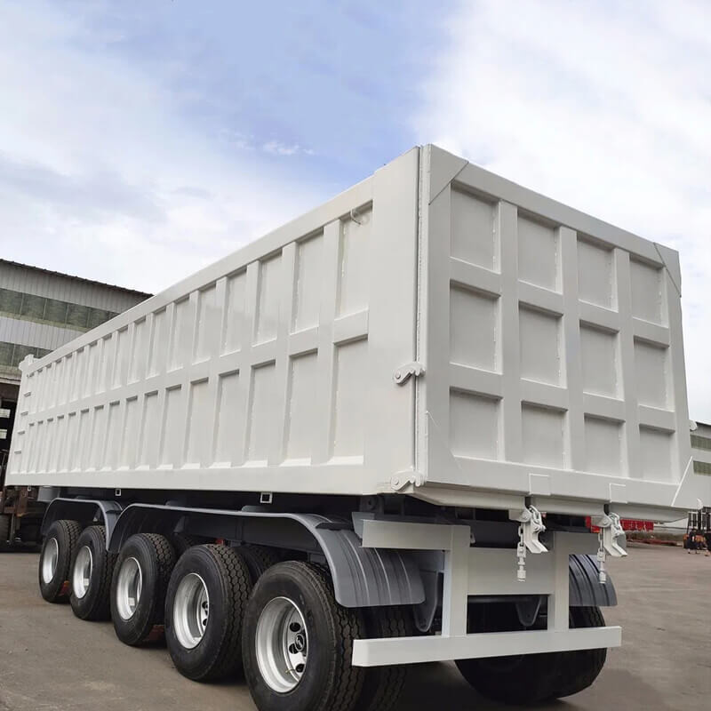 5 Axles U Shape Tipper Trailer