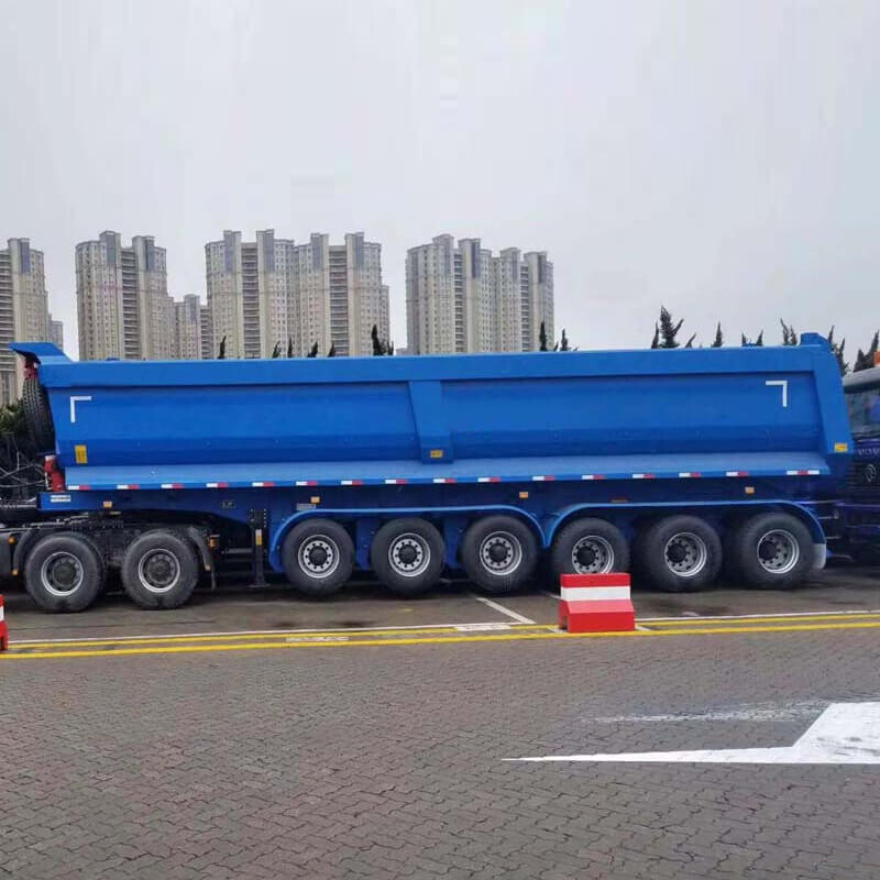 6 Axles 45 Cubic Meters Tipper Trailer